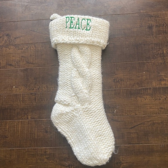 Thirty-One Chunky knit stocking - Picture 2 of 6